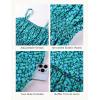 image:imageGRACE KARIN Summer Dresses for Women 2026 VacationSmocked Floral Maxi DressBoho Beach Sundress with Pocket Fashion ClothingGreen Blue
