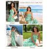 image:imageGRACE KARIN Summer Dresses for Women 2026 VacationSmocked Floral Maxi DressBoho Beach Sundress with Pocket Fashion ClothingGreen Floral