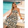 image:imageGRACE KARIN Summer Dresses for Women 2026 VacationSmocked Floral Maxi DressBoho Beach Sundress with Pocket Fashion ClothingNavy Flower