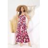 image:imageGRACE KARIN Summer Dresses for Women 2026 VacationSmocked Floral Maxi DressBoho Beach Sundress with Pocket Fashion ClothingPurple Black Floral