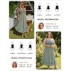 image:imageGRACE KARIN Womens 2026 Summer Floral Boho Dress Square Neck Strapped Swing A Line Sundress Beach Long Maxi OutfitsGreen