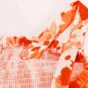 image:imageGRACE KARIN Womens 2026 Summer Floral Boho Dress Square Neck Strapped Swing A Line Sundress Beach Long Maxi OutfitsOrange