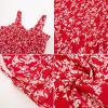 image:imageGRACE KARIN Womens 2026 Summer Floral Boho Dress Square Neck Strapped Swing A Line Sundress Beach Long Maxi OutfitsRed