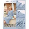 image:imageGRACE KARIN Womens Formal Wedding Guest Dress2 Piece Mother of The Bride DressesTea Party Sequin Dress with JacketGray Blue