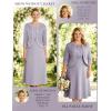 image:imageGRACE KARIN Womens Formal Wedding Guest Dress2 Piece Mother of The Bride DressesTea Party Sequin Dress with JacketPurple Gray