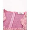 image:imageGRACE KARIN Womens Gorgeous Pencil Dress Cap Sleeve Tweed Pencil Dress for WorkPink Plaid