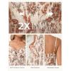 image:imageGRACE KARIN Womens Maxi Floral Sundresses Summer Beach Boho Dress Spaghetti Strap Dresses Casual Fashion Clothes with PocketsBeige Floral