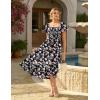 image:imageGRACE KARIN Womens Summer Floral Maxi Dress 2026 Flowy Wedding Guest Dress A Line Boho Dresses Fashion Clothing with PocketsBlack Pink Floral