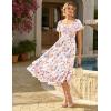 image:imageGRACE KARIN Womens Summer Floral Maxi Dress 2026 Flowy Wedding Guest Dress A Line Boho Dresses Fashion Clothing with PocketsMulticolor Floral