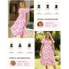 image:imageGRACE KARIN Womens Summer Floral Maxi Dress 2026 Flowy Wedding Guest Dress A Line Boho Dresses Fashion Clothing with PocketsPink Floral
