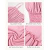 image:imageGRACE KARIN Womens Summer Maxi Dress 2026Smocked Ruched Bust Sundress with Adjustable Straps amp PocketsBeach Vacation DressLight Pink