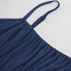 image:imageGRACE KARIN Womens Summer Maxi Dress 2026Smocked Ruched Bust Sundress with Adjustable Straps amp PocketsBeach Vacation DressNavy Blue