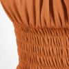 image:imageGRACE KARIN Womens Summer Maxi Dress 2026Smocked Ruched Bust Sundress with Adjustable Straps amp PocketsBeach Vacation DressOrange Brown