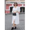 image:imageGRACE KARIN Womens Summer Midi Dress 2026 A Line Business Office Work Dress Fit and Flare Zipper 34 Sleeve Dress with PocketWhite