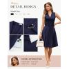 image:imageGRACE KARIN Womens Wear to Work Dresses 2026 Business Office Fit and Flare Midi Dress Church Outfits with PocketsNavy Blue