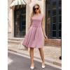image:imageGRACE KARIN Womens Wear to Work Dresses 2026 Business Office Fit and Flare Midi Dress Church Outfits with PocketsPink