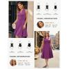 image:imageGRACE KARIN Womens Wear to Work Dresses 2026 Business Office Fit and Flare Midi Dress Church Outfits with PocketsPurple