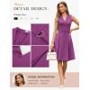 image:imageGRACE KARIN Womens Wear to Work Dresses 2026 Business Office Fit and Flare Midi Dress Church Outfits with PocketsPurple