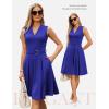 image:imageGRACE KARIN Womens Wear to Work Dresses 2026 Business Office Fit and Flare Midi Dress Church Outfits with PocketsRoyal Blue