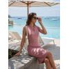 image:imageGRACE KARIN Work Dresses for Women 2026V Neck Business Office Bodyon DressSleeveless Pencil Semi Formal Midi DressPink