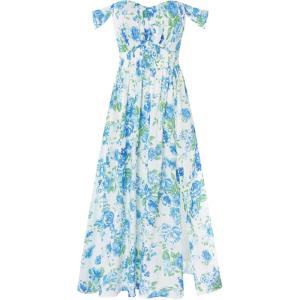 image:imageGRACE KARIN 2026 Womens Summer Floral Wedding Guest DressBeach Flowy A Line Maxi Off Shoulder Bridesmaid DressesWhite Blue Green