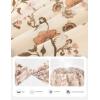 image:imageGRACE KARIN 2026 Womens Mesh Tops Summer Ruffle Sleeve Dressy Casual Top Floral Wrap Blouse Fashion OutfitsBeige