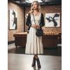 image:imageGRACE KARIN Cardigan Sweaters for Women Lightweight Long Sleeve Cropped Cardigan Spring Summer Fashion Clothing Outfits ShrugBlack White