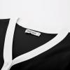 image:imageGRACE KARIN Cardigan Sweaters for Women Lightweight Long Sleeve Cropped Cardigan Spring Summer Fashion Clothing Outfits ShrugBlack White