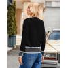 image:imageGRACE KARIN Cardigan Sweaters for Women Lightweight Long Sleeve Cropped Cardigan Spring Summer Fashion Clothing Outfits ShrugContrastblack