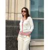 image:imageGRACE KARIN Cardigan Sweaters for Women Lightweight Long Sleeve Cropped Cardigan Spring Summer Fashion Clothing Outfits ShrugContrastwhite
