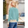 image:imageGRACE KARIN Cardigan Sweaters for Women Lightweight Long Sleeve Cropped Cardigan Spring Summer Fashion Clothing Outfits ShrugLight Blue