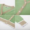 image:imageGRACE KARIN Cardigan Sweaters for Women Lightweight Long Sleeve Cropped Cardigan Spring Summer Fashion Clothing Outfits ShrugLight Green