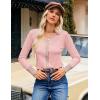 image:imageGRACE KARIN Cardigan Sweaters for Women Lightweight Long Sleeve Cropped Cardigan Spring Summer Fashion Clothing Outfits ShrugPink