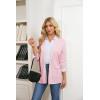 image:imageGRACE KARIN Long Cardigans for Women Long Sleeve Open Front Cardigan Sweaters Lightweight Spring Jacket with PocketsBlush Pink