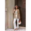 image:imageGRACE KARIN Long Cardigans for Women Long Sleeve Open Front Cardigan Sweaters Lightweight Spring Jacket with PocketsKhaki