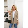 image:imageGRACE KARIN Long Cardigans for Women Long Sleeve Open Front Cardigan Sweaters Lightweight Spring Jacket with PocketsKhaki