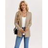 image:imageGRACE KARIN Long Cardigans for Women Long Sleeve Open Front Cardigan Sweaters Lightweight Spring Jacket with PocketsKhaki
