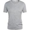 image:imageGRACE KARIN Short Sleeve Cardigan Summer Button up Sweaters for Women Lightweight Crew Neck Casual OutfitsLight Gray