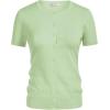 image:imageGRACE KARIN Short Sleeve Cardigan Summer Button up Sweaters for Women Lightweight Crew Neck Casual OutfitsLight Green
