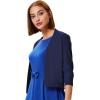 image:imageGRACE KARIN Women Cardigan Sweaters Lightweight Knit Cropped Cardigans Trendy 34 Sleeve Shrug Bolero S3XL11navy