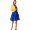 image:imageGRACE KARIN Women Cardigan Sweaters Lightweight Knit Cropped Cardigans Trendy 34 Sleeve Shrug Bolero S3XL12yellow
