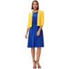 image:imageGRACE KARIN Women Cardigan Sweaters Lightweight Knit Cropped Cardigans Trendy 34 Sleeve Shrug Bolero S3XL12yellow