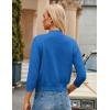 image:imageGRACE KARIN Women Cardigan Sweaters Lightweight Knit Cropped Cardigans Trendy 34 Sleeve Shrug Bolero S3XLBlue