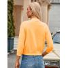 image:imageGRACE KARIN Women Cardigan Sweaters Lightweight Knit Cropped Cardigans Trendy 34 Sleeve Shrug Bolero S3XLButter Yellow
