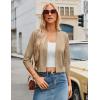 image:imageGRACE KARIN Women Cardigan Sweaters Lightweight Knit Cropped Cardigans Trendy 34 Sleeve Shrug Bolero S3XLCamel