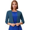 image:imageGRACE KARIN Women Cardigan Sweaters Lightweight Knit Cropped Cardigans Trendy 34 Sleeve Shrug Bolero S3XLCerulean