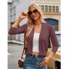 image:imageGRACE KARIN Women Cardigan Sweaters Lightweight Knit Cropped Cardigans Trendy 34 Sleeve Shrug Bolero S3XLGrey Pink