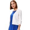 image:imageGRACE KARIN Women Cardigan Sweaters Lightweight Knit Cropped Cardigans Trendy 34 Sleeve Shrug Bolero S3XLIvory