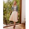 image:imageGRACE KARIN Women Cardigan Sweaters Lightweight Knit Cropped Cardigans Trendy 34 Sleeve Shrug Bolero S3XLKhaki Grey