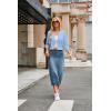image:imageGRACE KARIN Women Cardigan Sweaters Lightweight Knit Cropped Cardigans Trendy 34 Sleeve Shrug Bolero S3XLLight Blue
